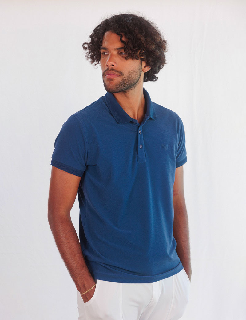 HBT VELVET | ROCK POLO  EPONGE BLEU