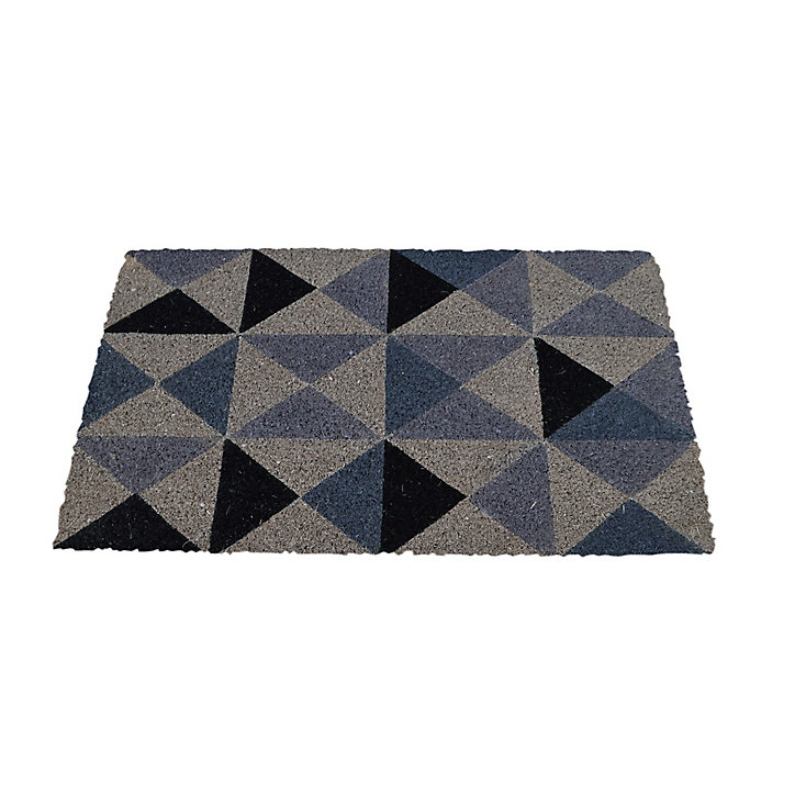 Paillasson déco graphique 40 x 60 cm bleu GoodHome