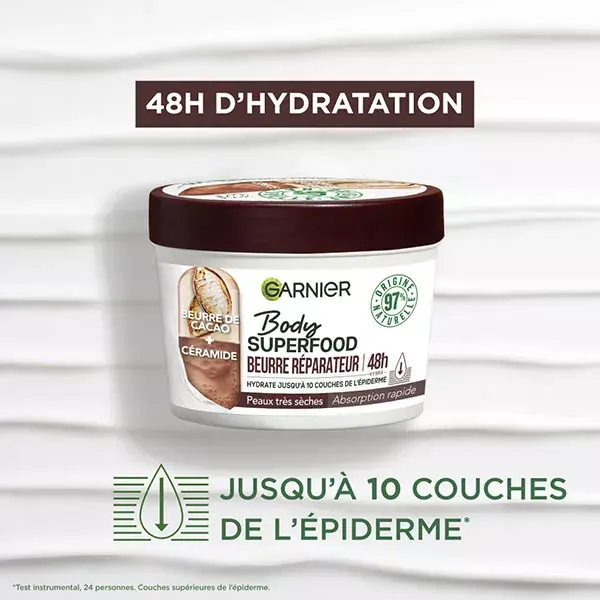 Garnier Body Superfood Manteiga Reparadora de Cacau e Ceramida 380ml