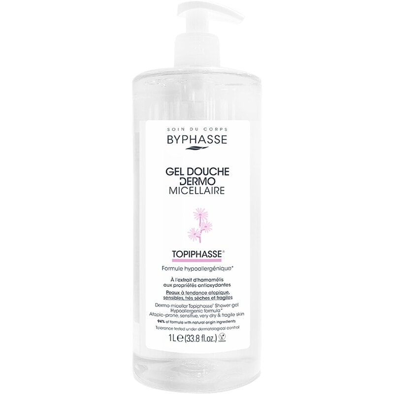 Gels douche dermo-micellaires - Topiphasse - Peaux à tendance atopiques - 2 x 1 L