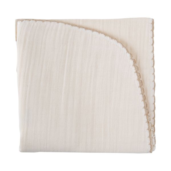 Babyjem Schouderdoek Mousseline Ecru