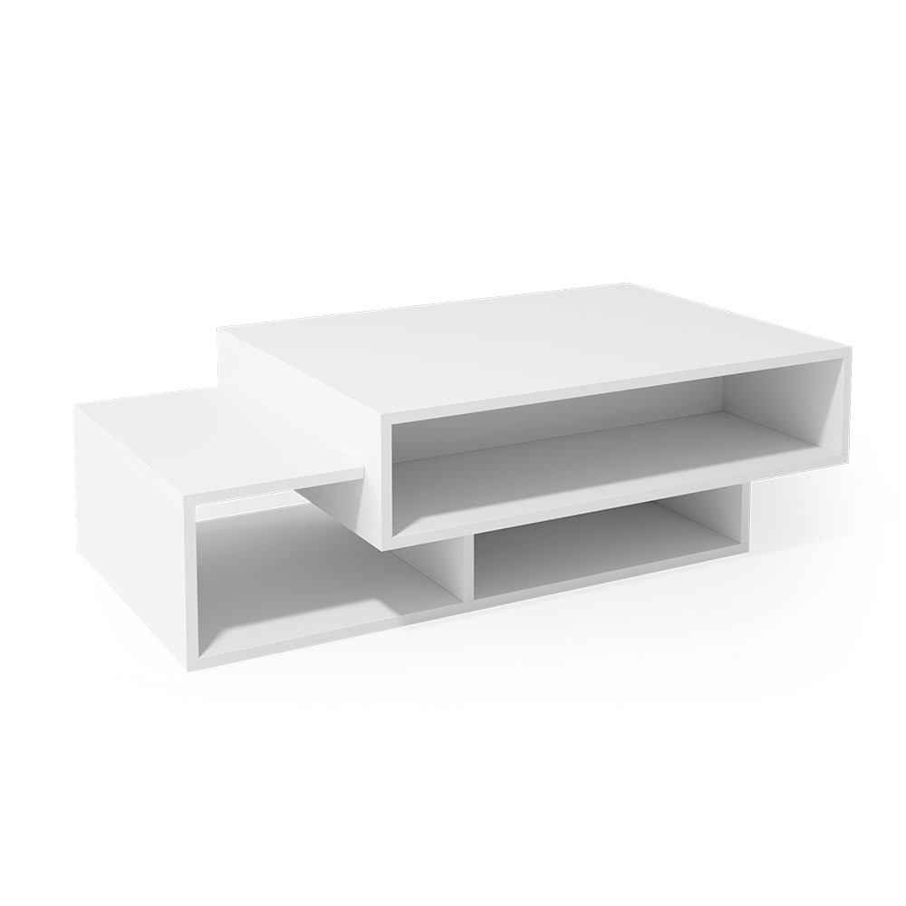 VICCO Couchtisch BARI Weiß Sofatisch Kaffeetisch Beistelltisch Ablage Wohnzimmer