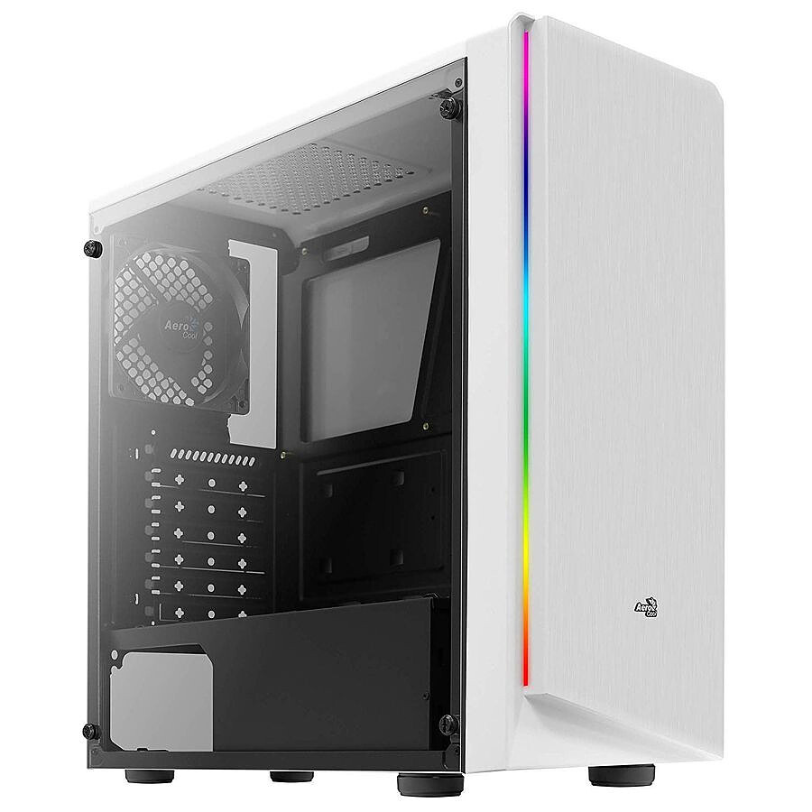 AeroCool Rift Tempered Glass - Blanc