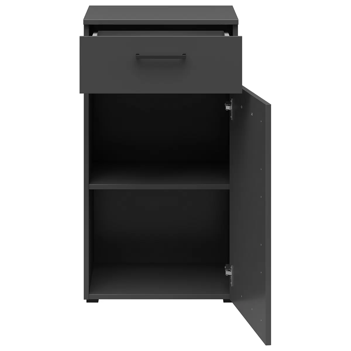 Kommode 1T1L Cabinet Anthrazit