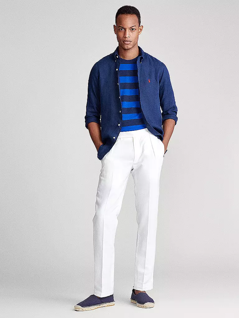 POLO RALPH LAUREN Leinenhemd dunkelblau