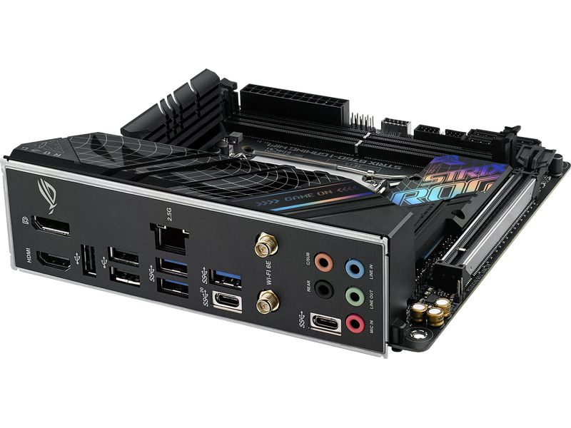 ASUS ROG Mainboard ROG STRIX B760-I GAMING WIFI Gaming Mini ITX-Motherboard mit WLAN und B760 Chipsatz
