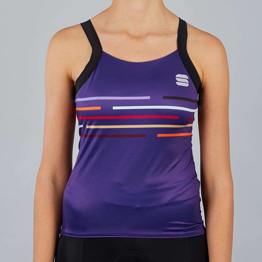 Sportful Velodrome Fietsshirt Zonder Mouwen Paars Dames