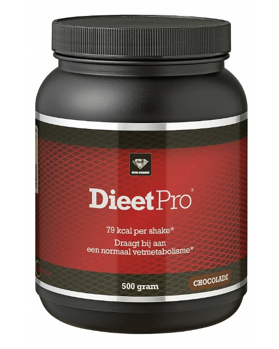 Dieet Pro Maaltijdshake Chocolade 500 gram