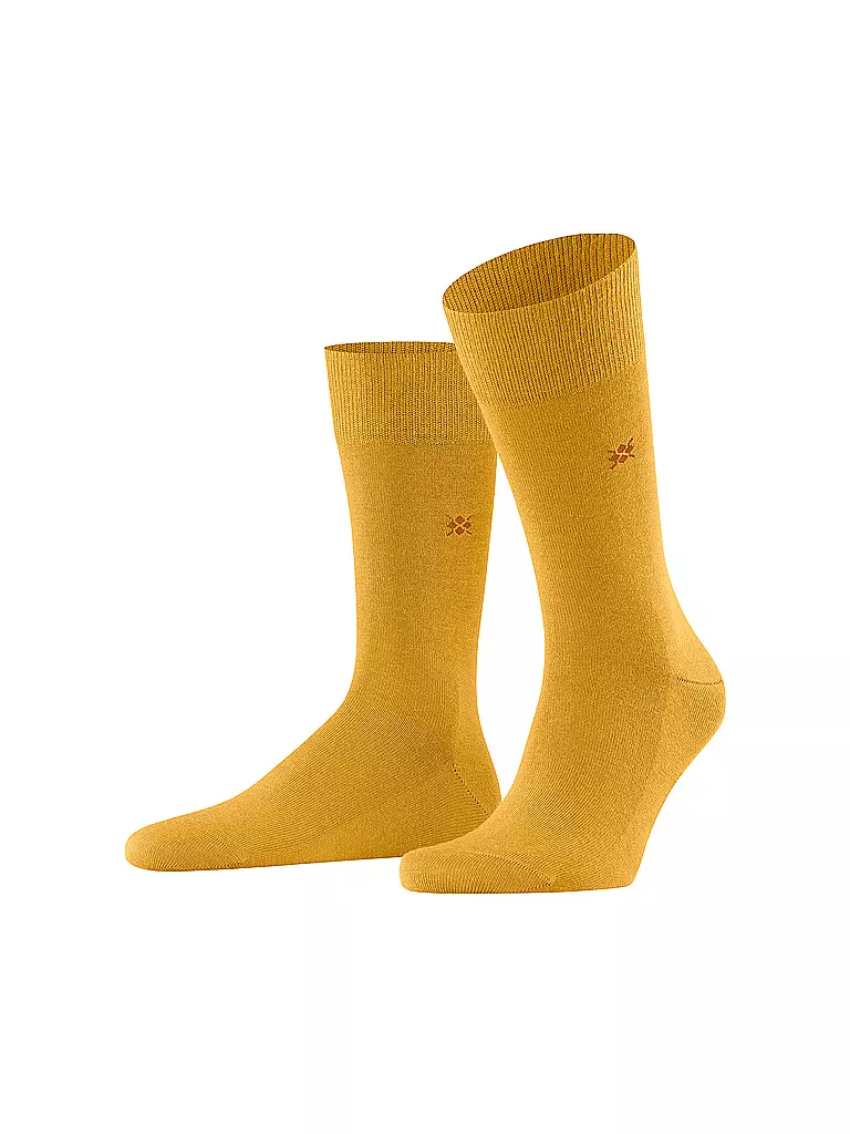 BURLINGTON Herren Socken LEEDS 40-46 solar gelb