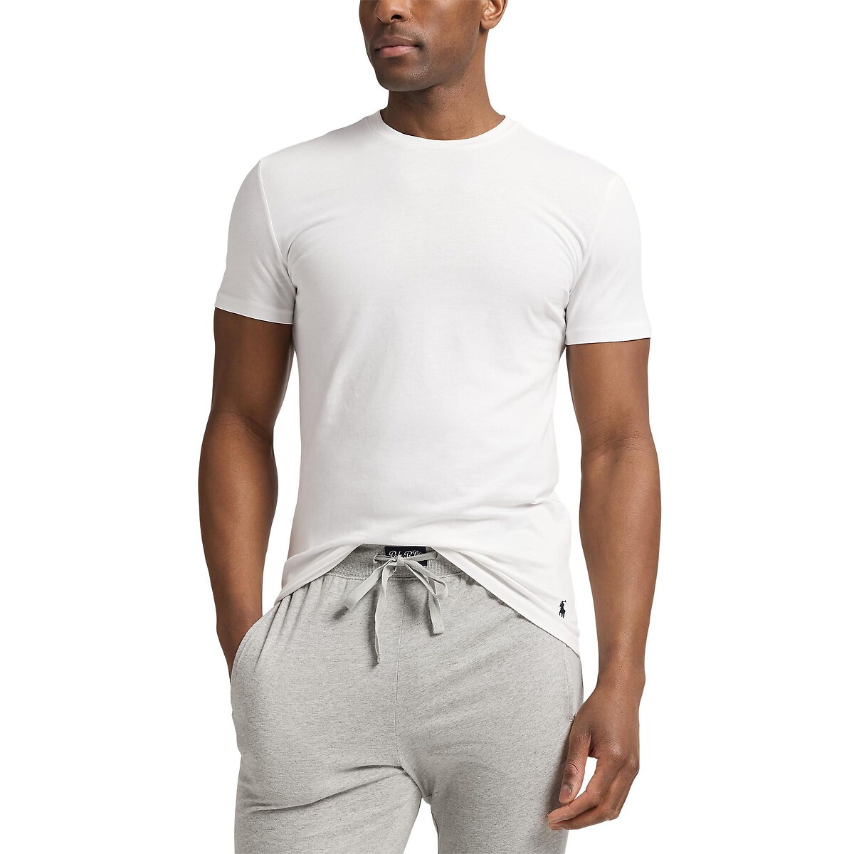 POLO RALPH LAUREN<br>Conjunto de 3 camisas ajustadas com gola redonda