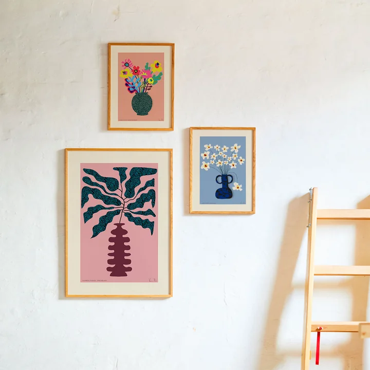 Paper Collective - Flower Studies 04 (Stjärnöga) Poster, 30 x 40 cm