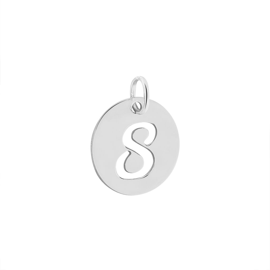 Pendentif Efiso Argent Blanc