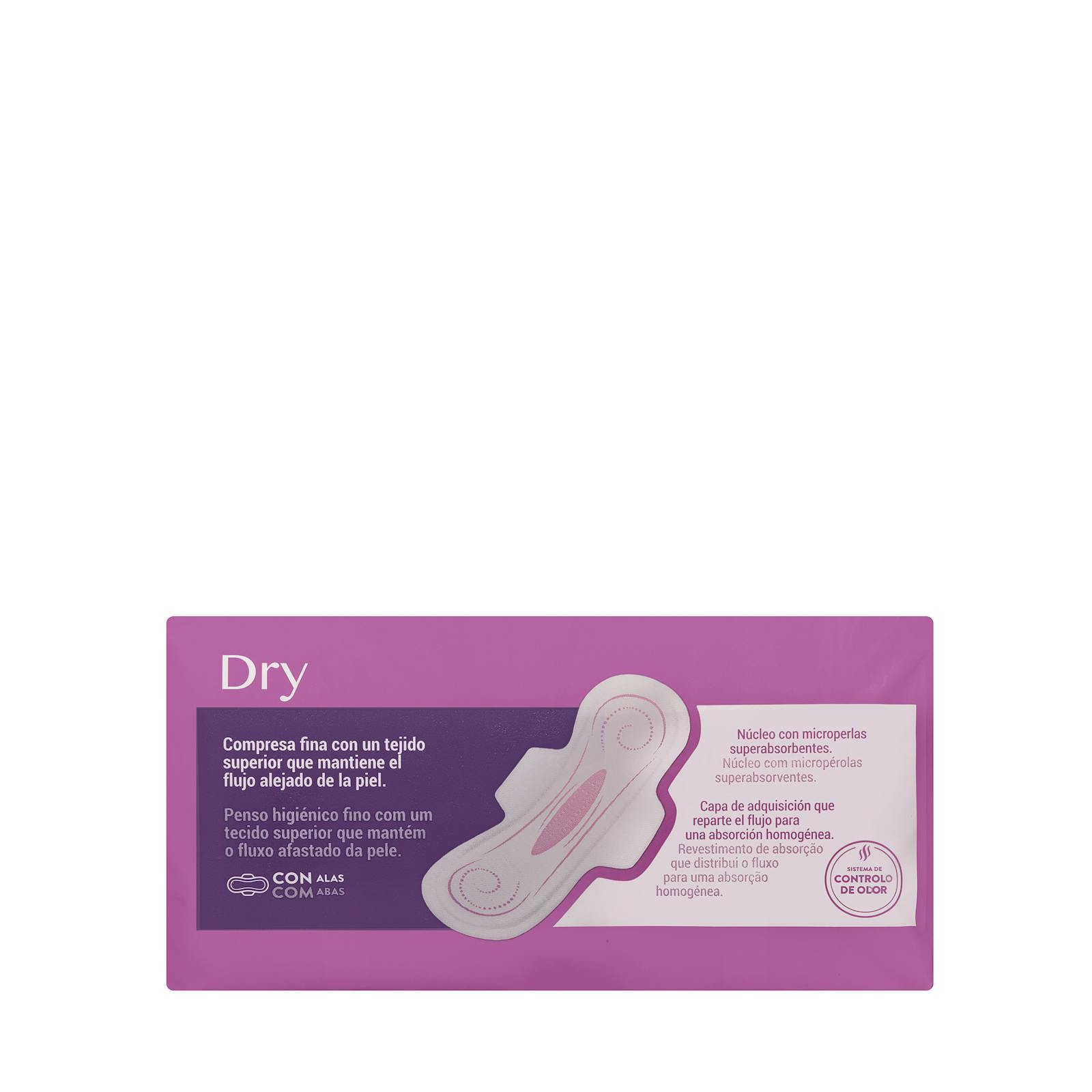 Compresse avec super ailes Deliplus Dry