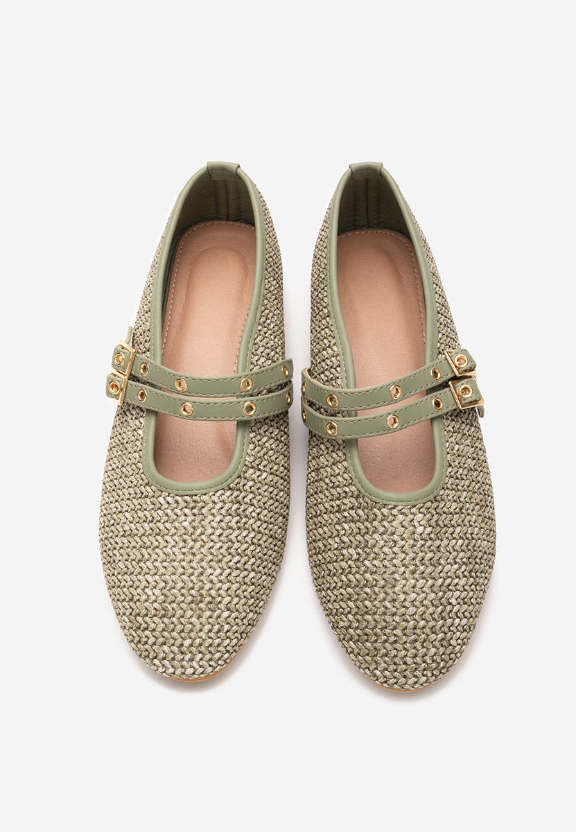 Ballerines femme vert Billy