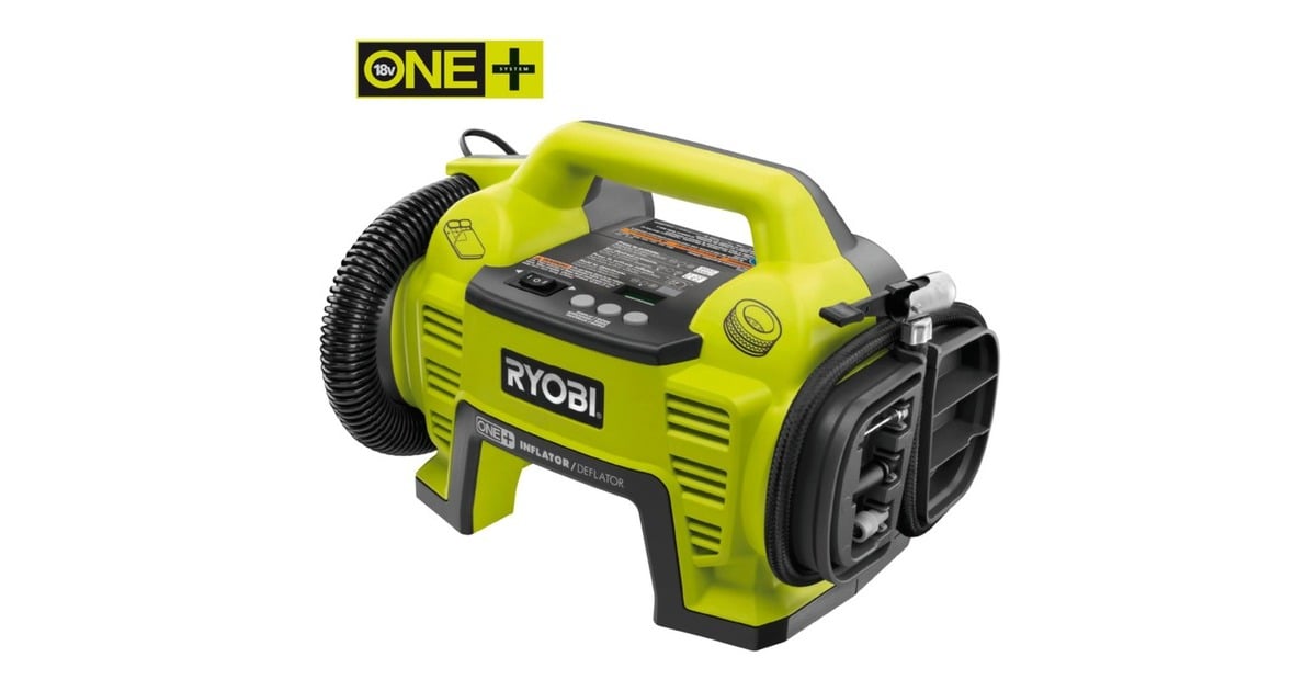 RyobiAccu-compressor R18I-0 luchtpomp  (Groen/zwart, Accu en oplader niet inbegrepen)
