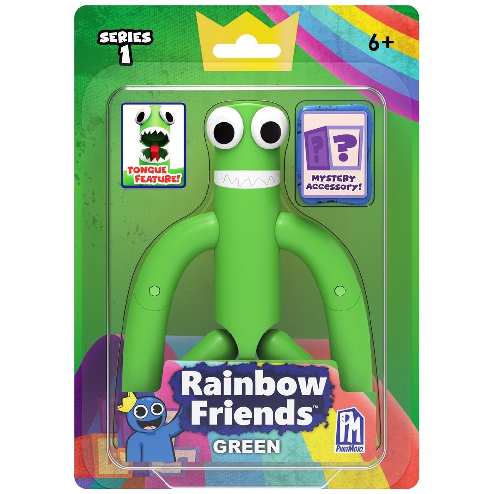 Rainbow Friends 13cm Grüne Figur Serie 1
