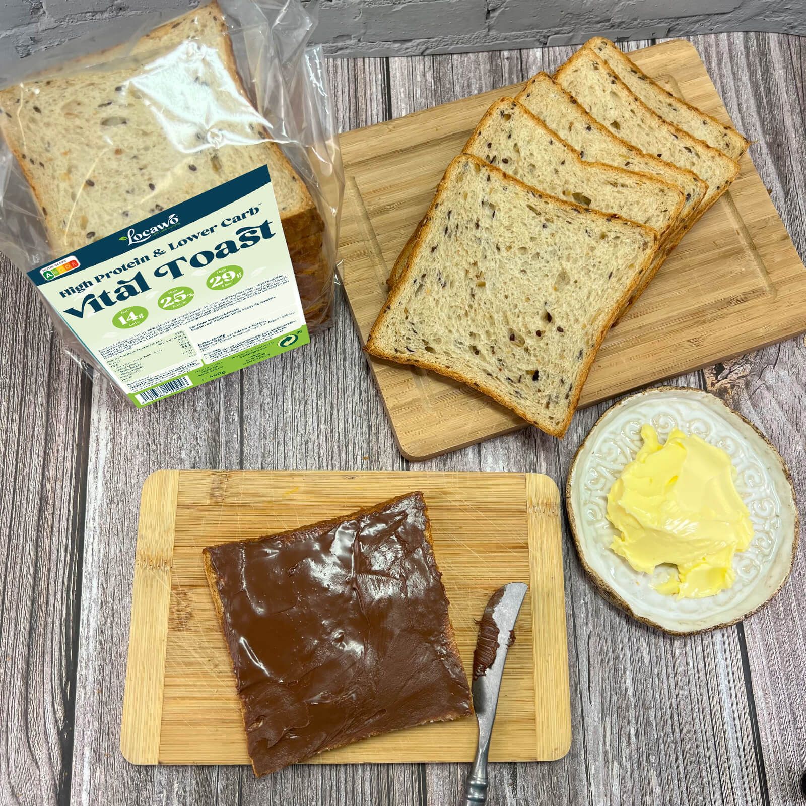Locawo High Protein & Low Carb Vital Toast