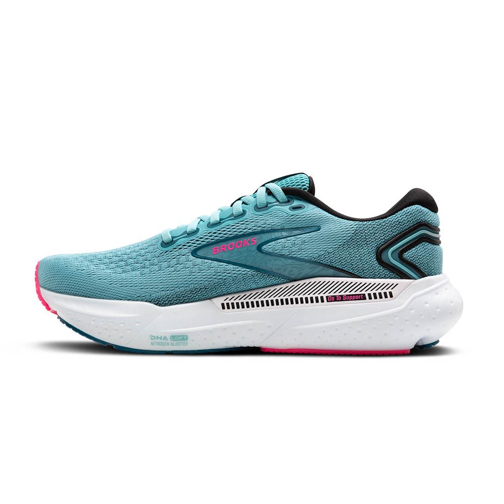 brooks glycerin gts 21 120409 497 blue fiery coral orange