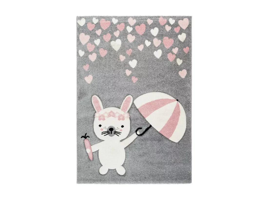 Tapis de Chambre Enfant Lapin 