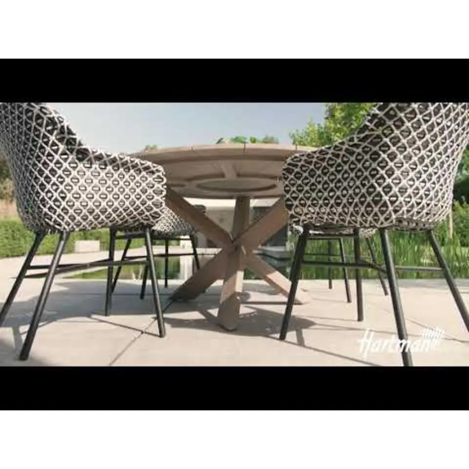 Hartman Delphine dining stoel white - black