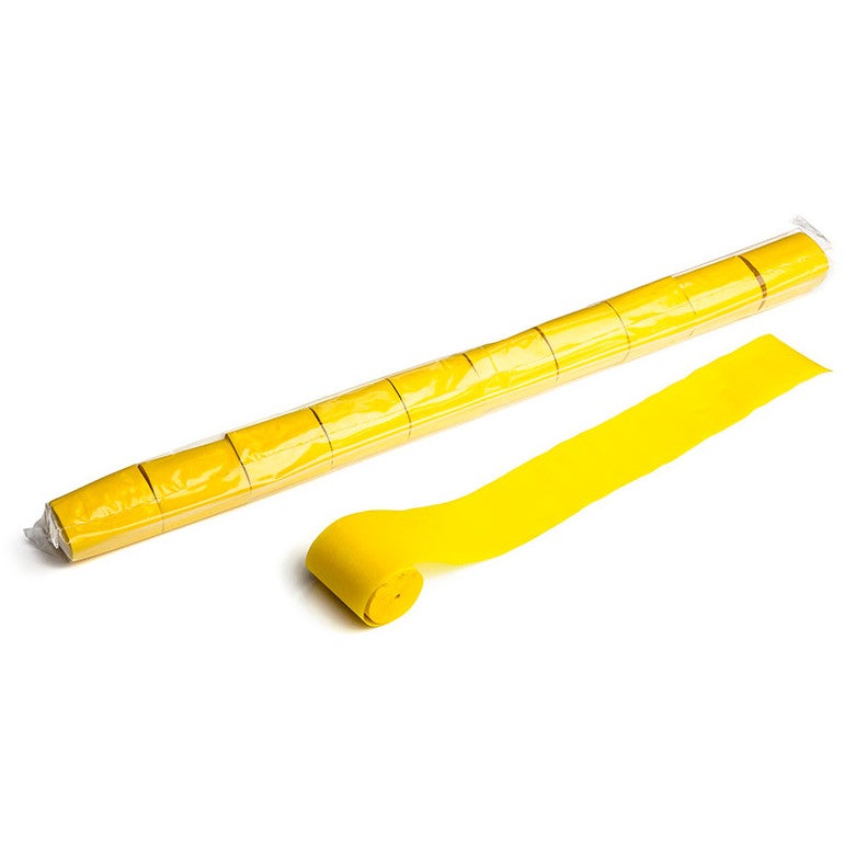Magic FX STR04YL papieren streamers 20mx5cm geel 10st