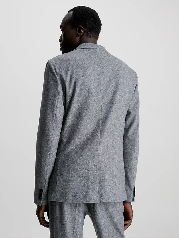 Blazer de flanela slim