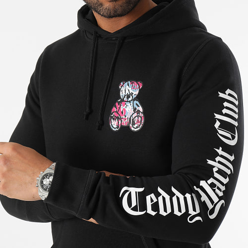 Sweat Capuche Art Series Rose Noir