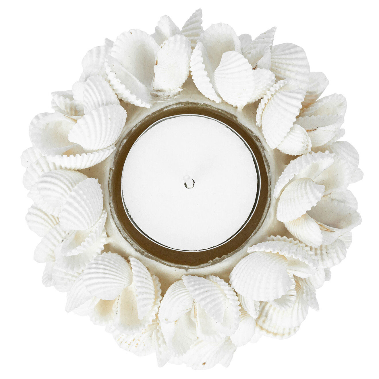 Bazar Bizar Bougeoir Flower Power blanc -  D.7 cm