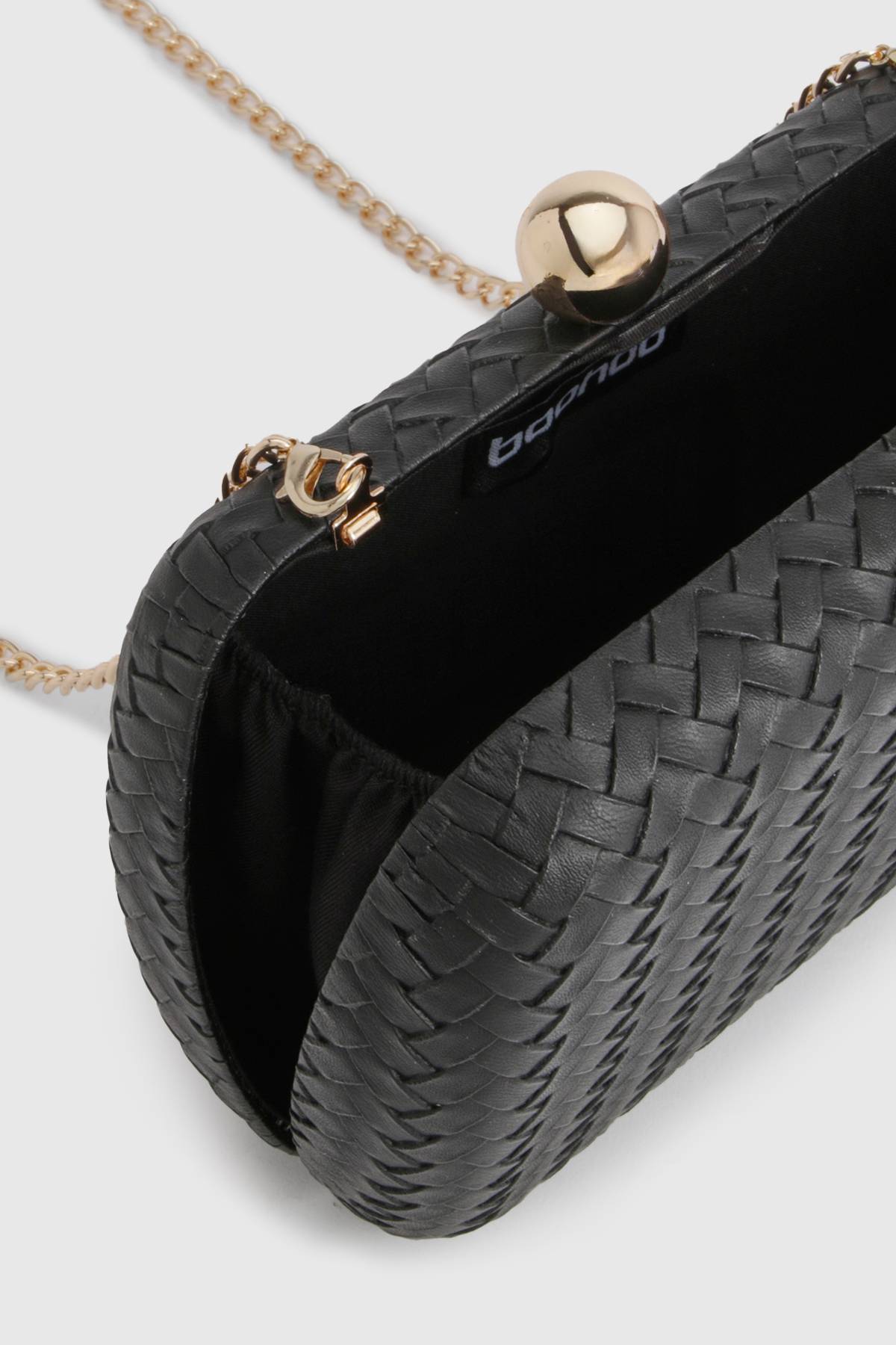 boohoo Pochette Rigide Tressée