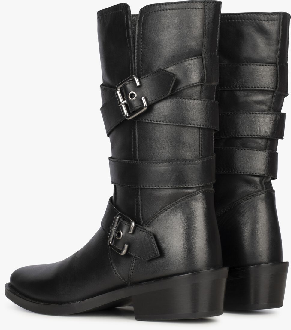 PS POELMAN zwarte ps poelman biker boots sidonia