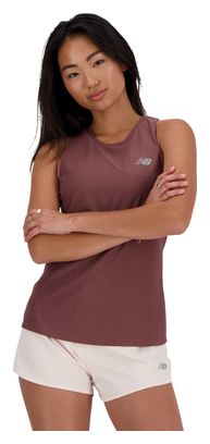Débardeur New Balance Q Speed Jacquard Violet Femme
