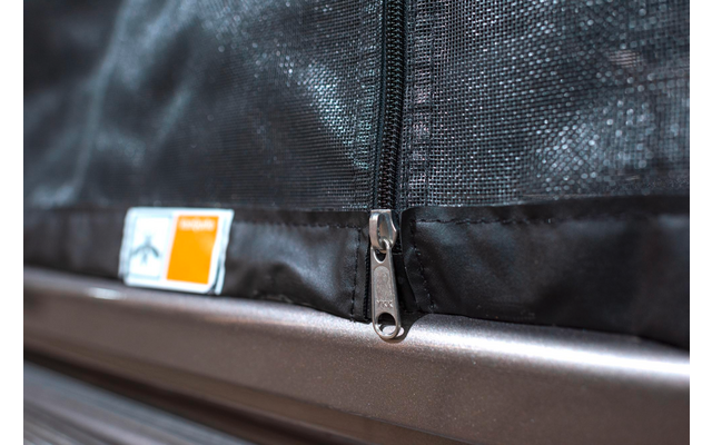 Mayr Van Schiebetürenmoskitonetz mit Reißverschluss geeignet für Caddy V Maxi / Connect (lang)  mit Maschenweite Fine-mesh