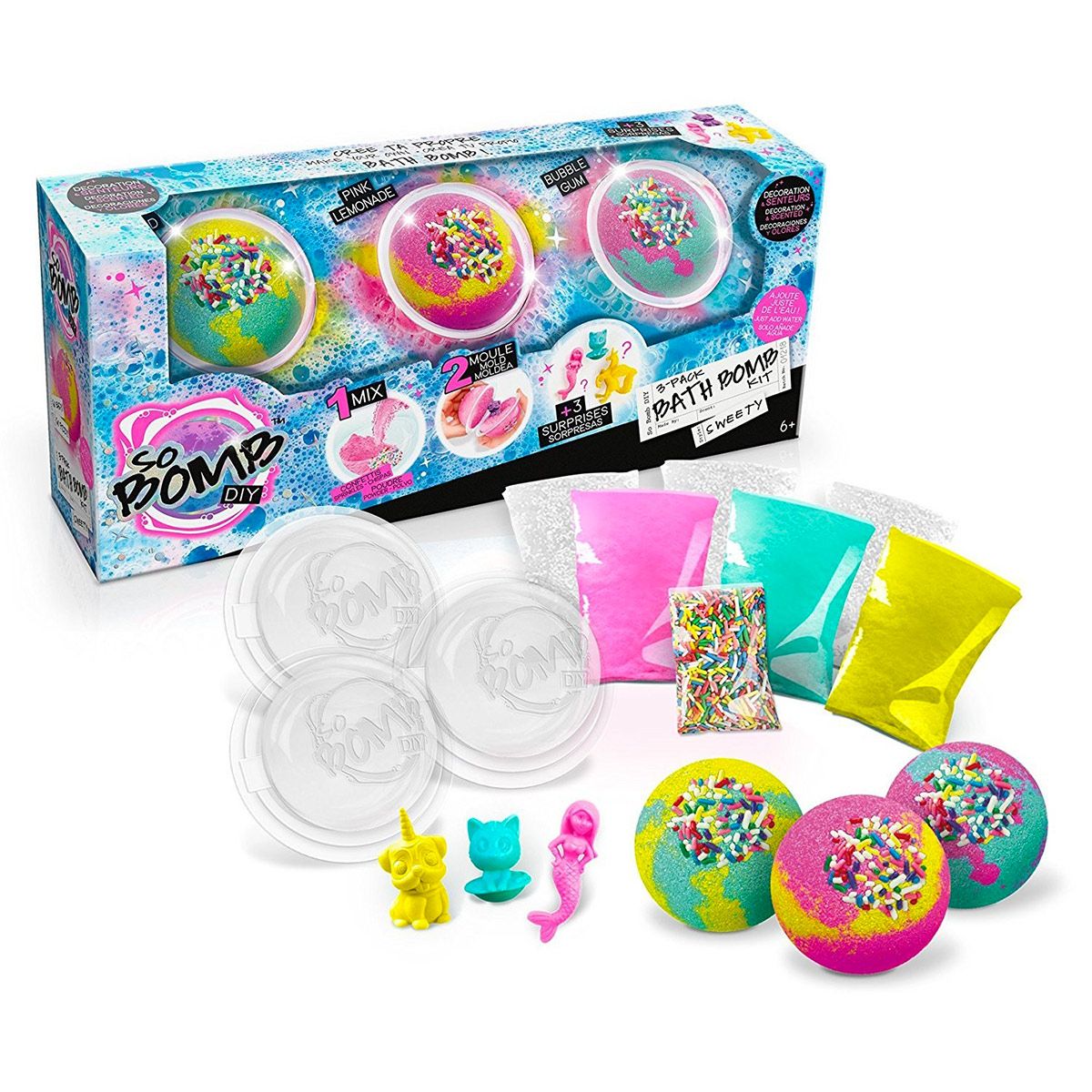 Coffret de 3 boules de bain : Bath bomb