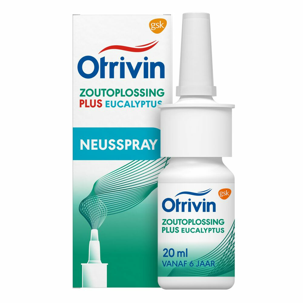 Otrivin Zoutoplossing Plus Eucalyptus Neusspray20 ml