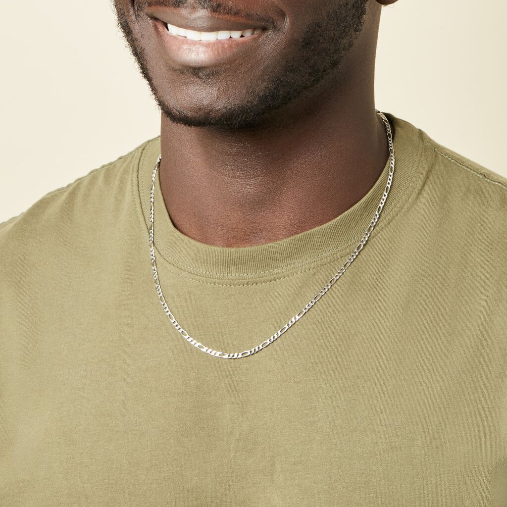 Collier Vivian Argent Blanc