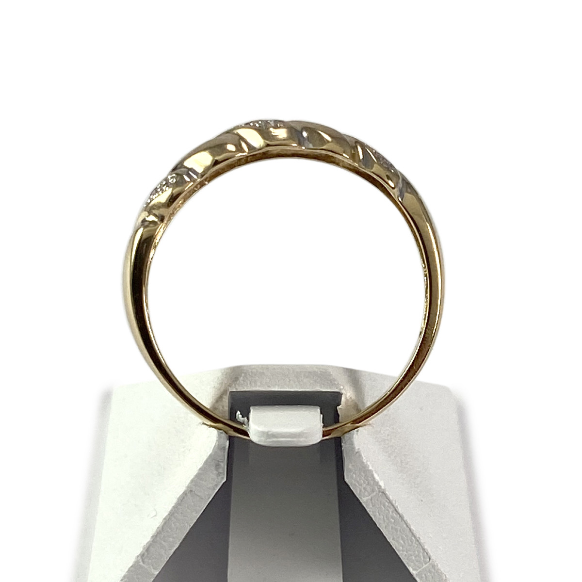 Bague d'occasion or 750 jaune diamants