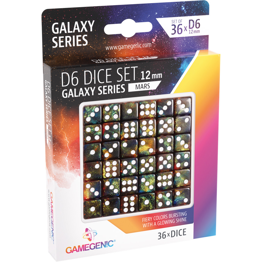 Set de 36 Dés à 6 faces - Galaxy Series