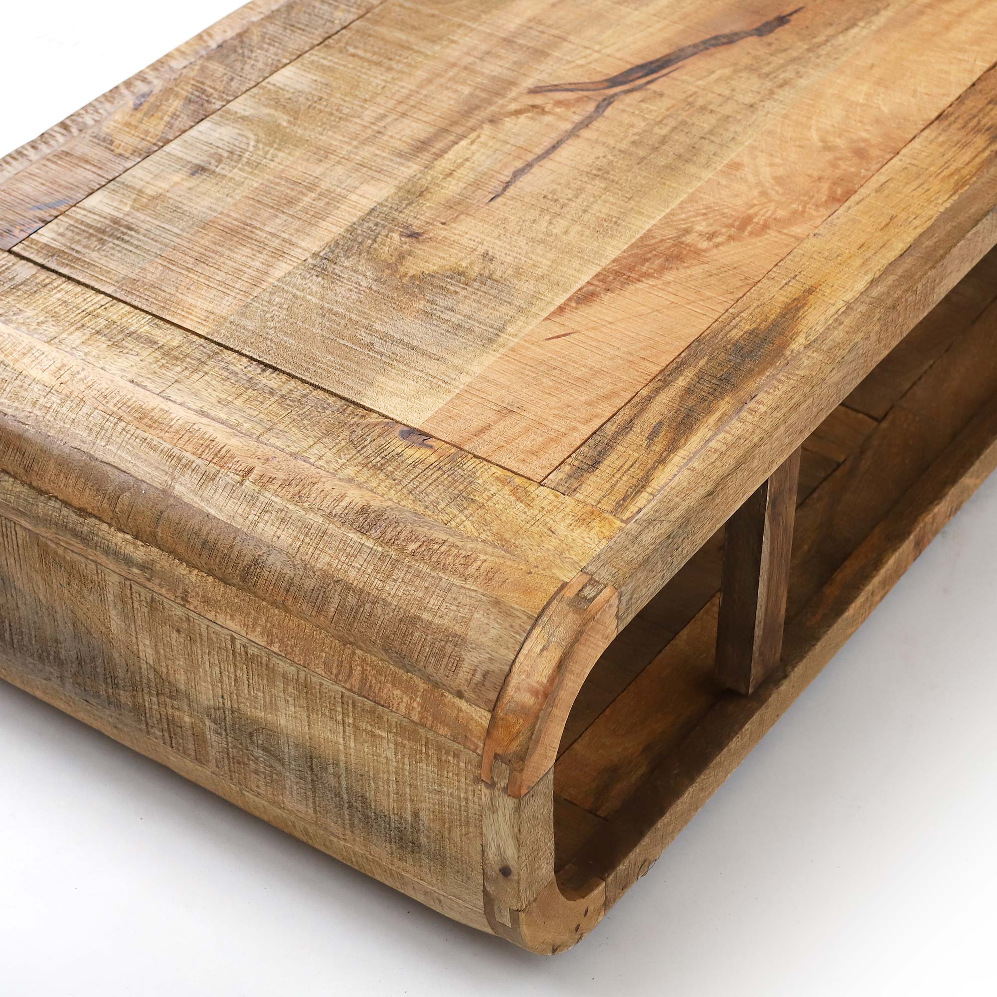 Couchtisch 'Depton', aus Mangoholz, B 115 cm, L 58 cm, H 30 cm von fischer's lagerhaus