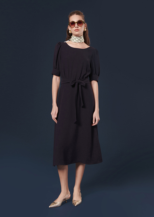 Robe Rillytisbleu nuit en crêpe