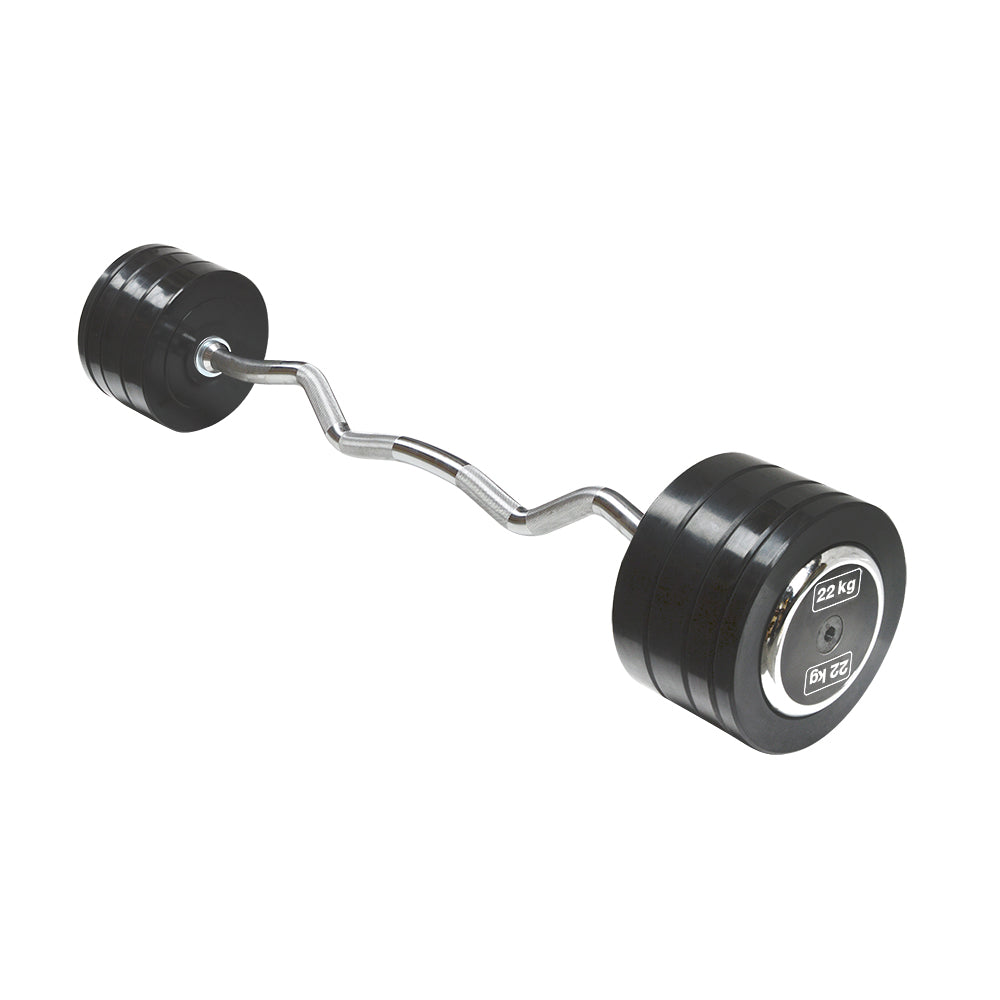 BODYSOLID Barre Curl Préchargée