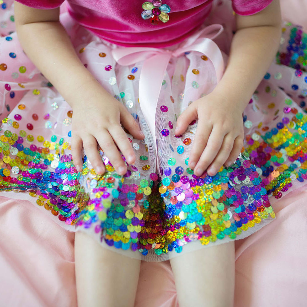 Verkleedrok met Pailletten, 4-7 jaar