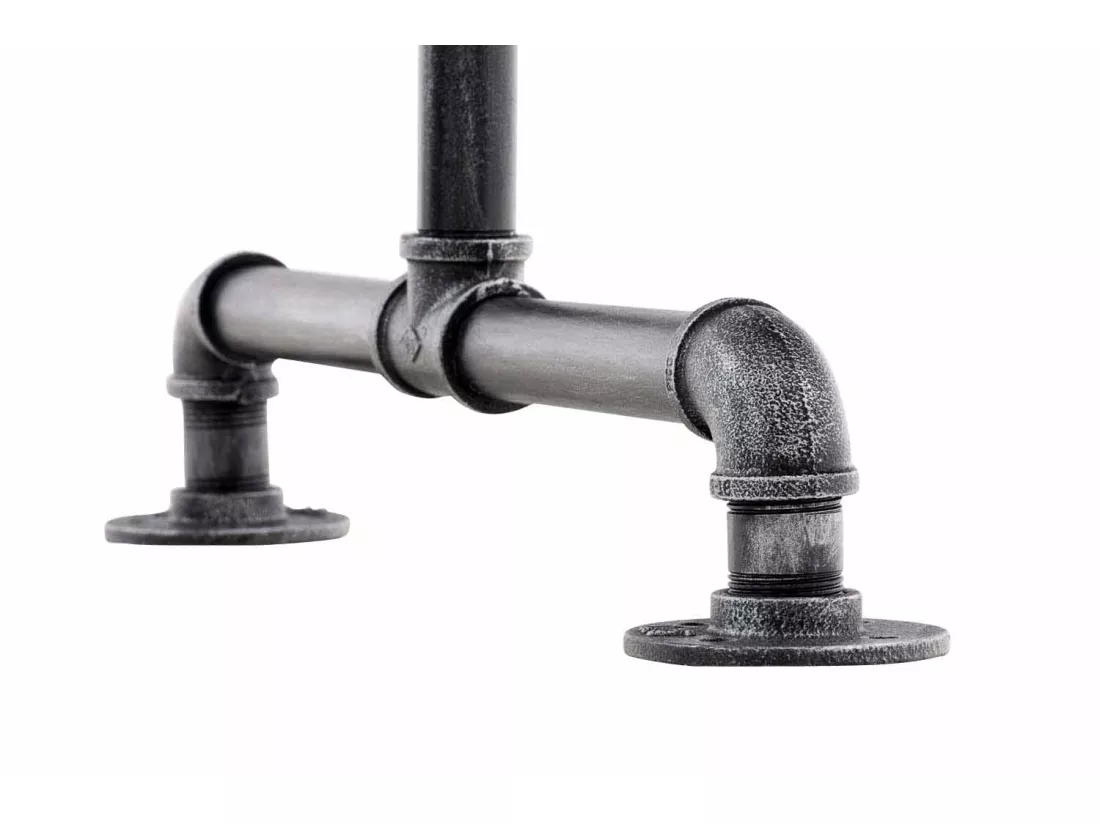 Portant à vêtement - Métal - 120 cm - Argent - Jersey