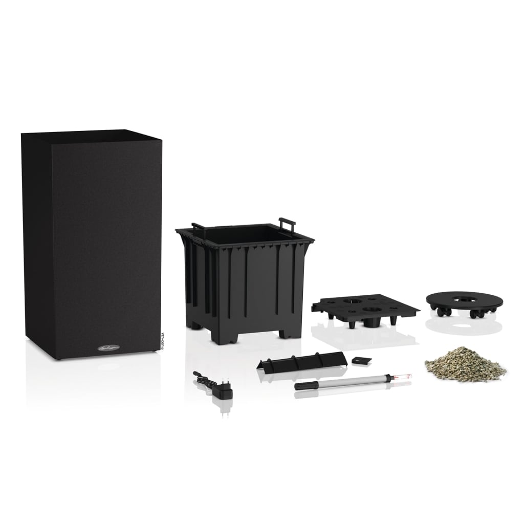 Jardinière canto stone 40 led high all-in-one 40x40 cm