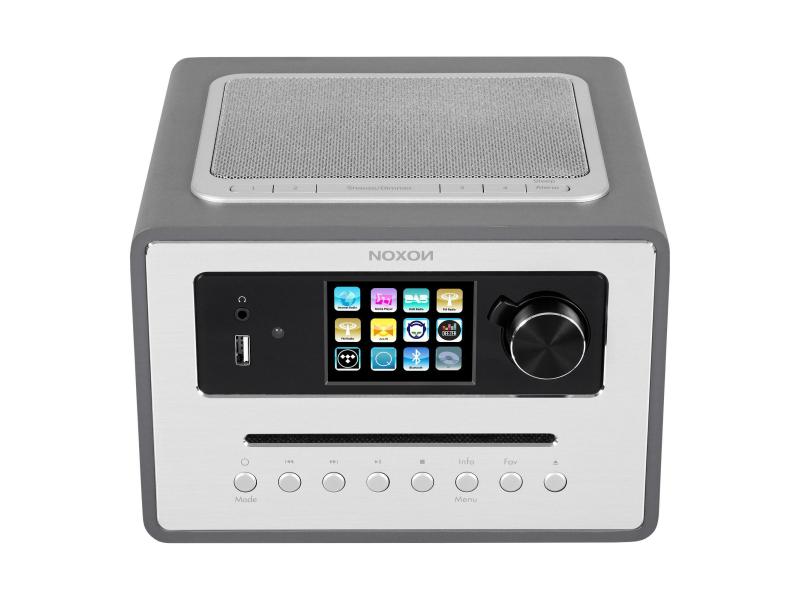 Noxon Radio/CD-Player iRadio 500 Anthrazit DAB , Internetradio oder UKW