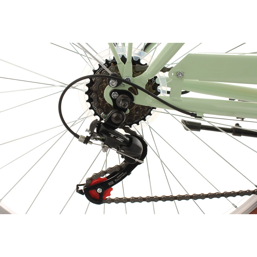 KS Cycling Cityfahrrad 6 Gänge Damenfahrrad Eden 28 Zoll Grün
