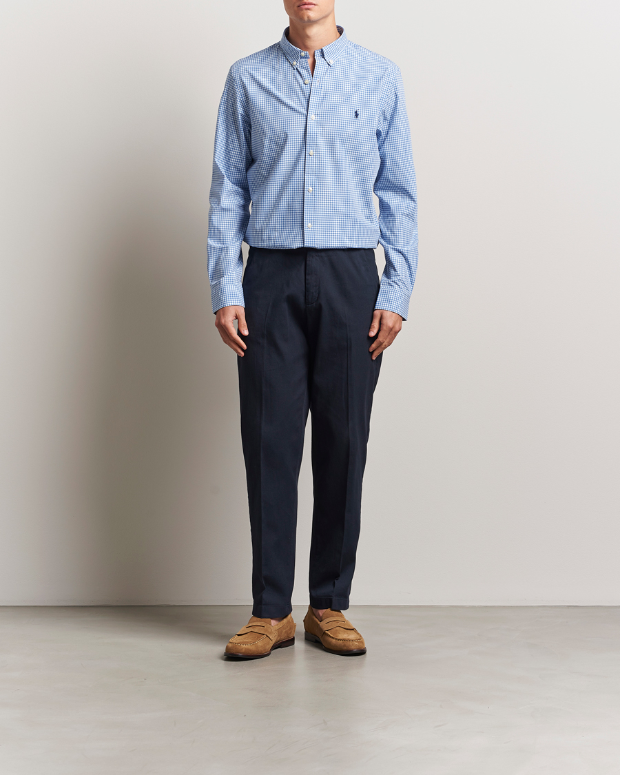 Polo Ralph Lauren Slim Fit Poplin Shirt Blue/Check