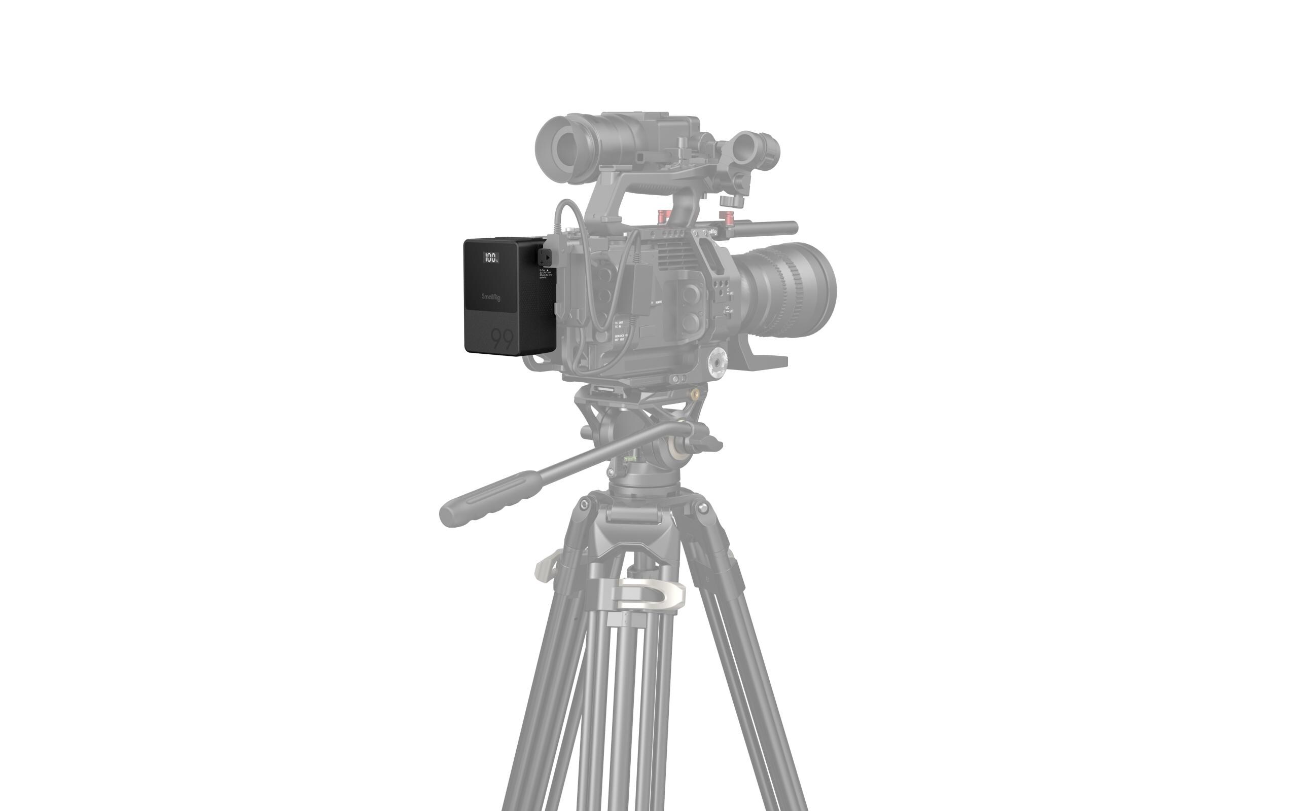 Videokamera-Akku VB99 Mini V-Mount<br>Leistungsstarker Mini V-Mount-Akku