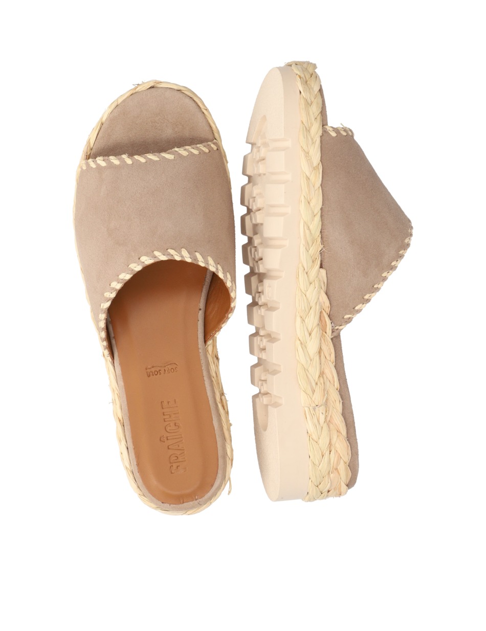 Nubukleder Pantoffel