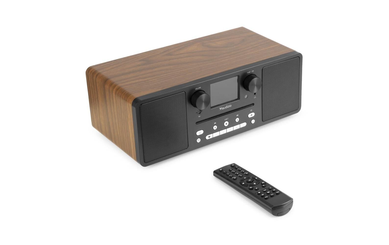 Internet Radio Naples Braun<br>Digitales Musiksystem mit CD, Bluetooth, DAB+- und Internetradio