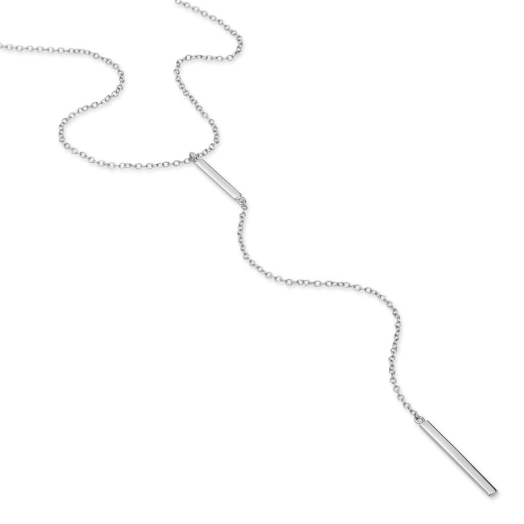 Collier Katell Argent Blanc
